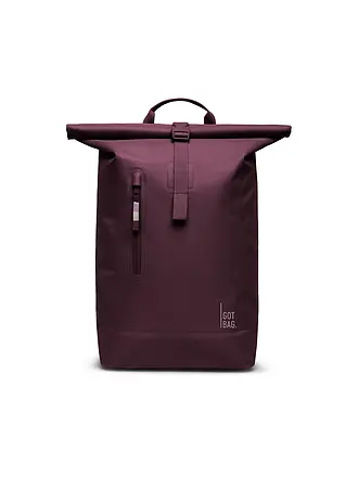GOT BAG | Rucksack ROLLTOP LITE 2.0 MONOCHROME | dunkelrot